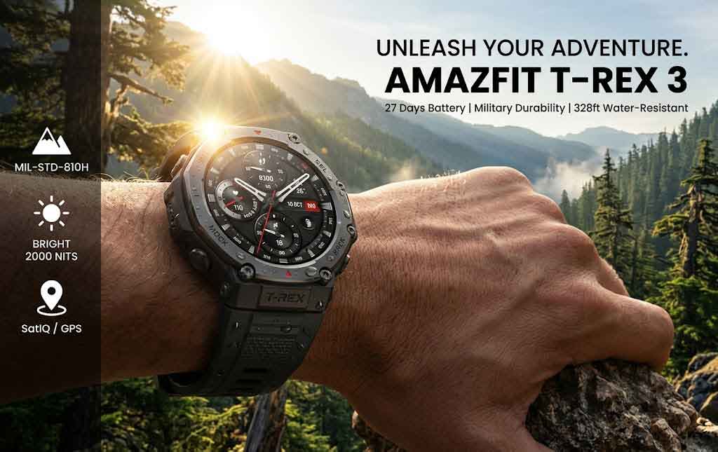 Amazfit T Rex 3 Military SmartWatches