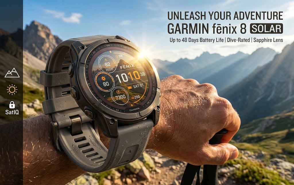 Germin fenix 8 solar